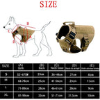 Heavy-Duty Tactical Dog Harness with Handle