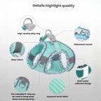 Reflective Mesh Dog Harness & Leash Set