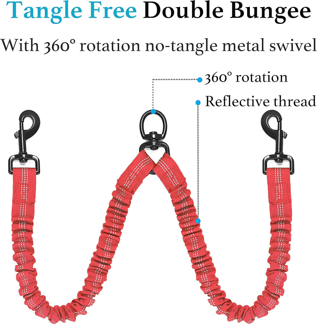 Tangle-Free Dual Dog Leash with 360° Swivel – photo 14