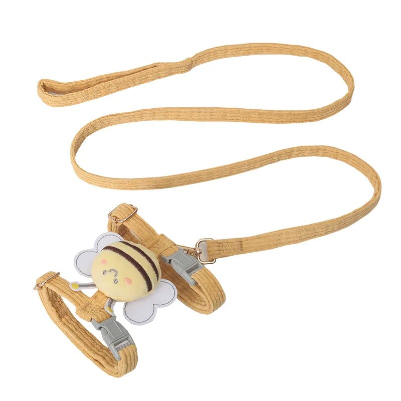 Cute Character Pet Harness & Leash Set – Adjustable for Cats & Small Dogs