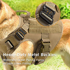 Heavy-Duty Tactical Dog Harness with Handle