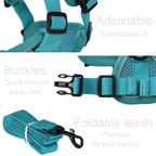 Reflective Mesh Harness & Leash Set for Small Pets – photo 10
