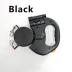 3m Retractable Dog Leash with LED & Bag Holder