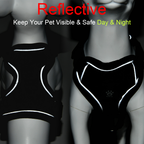 Reflective Mesh Harness & Leash Set for Small Pets – photo 4