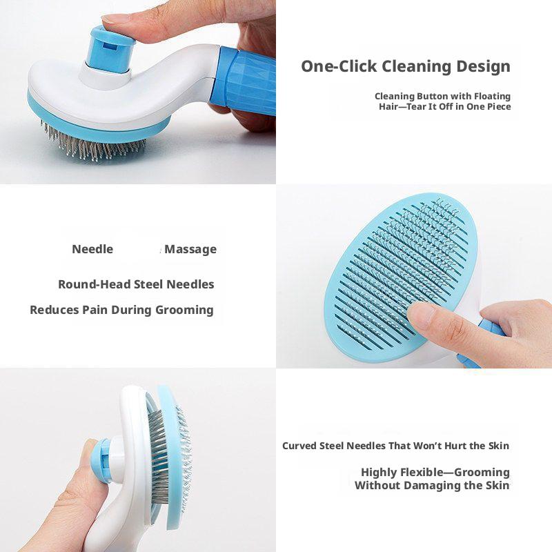 Self-Cleaning Pet Grooming Brush – photo 14