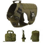 Heavy-Duty Tactical Dog Harness with Handle