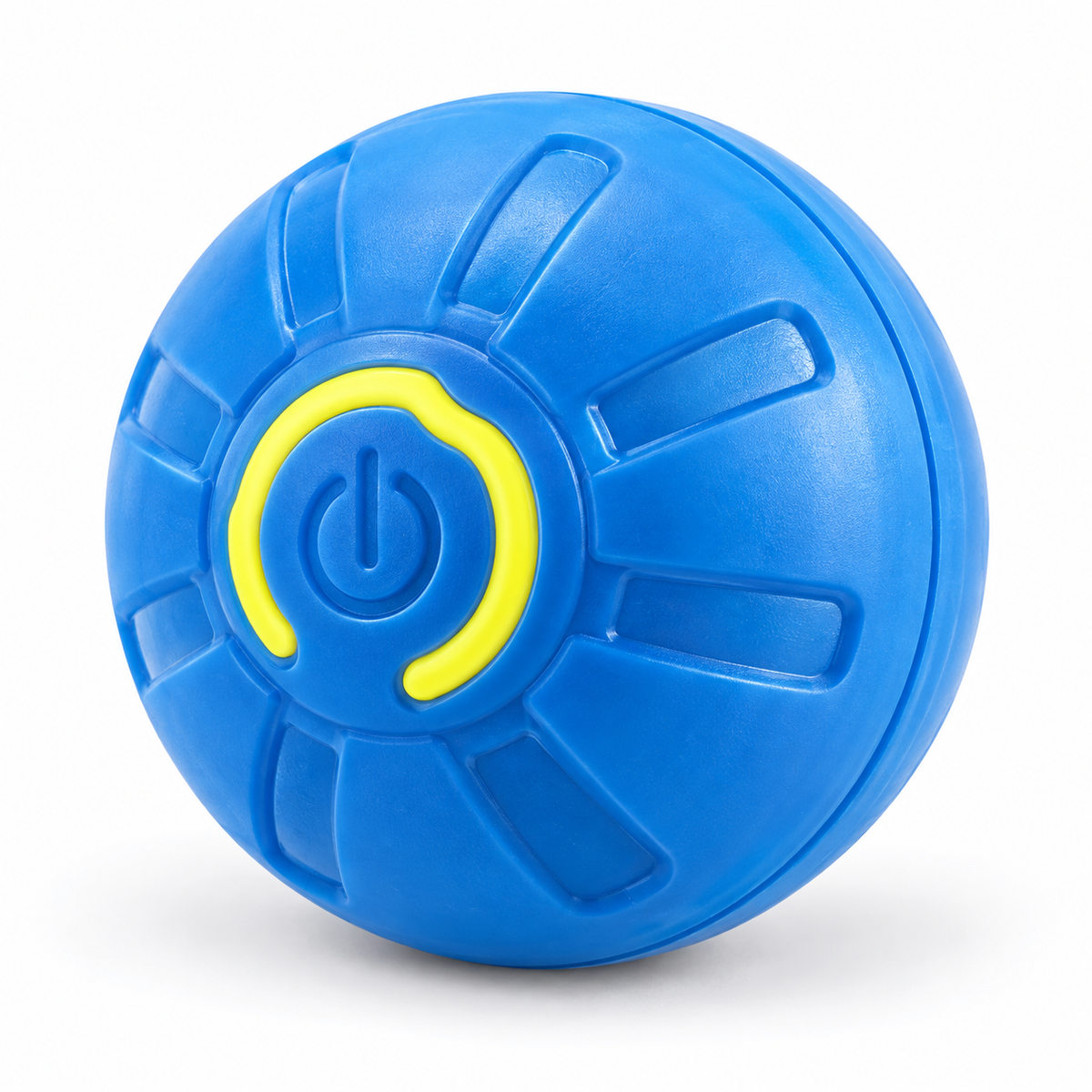 Blue USB rechargeable interactive dog ball