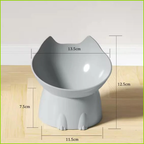 New cat bowl with long ears and high feet bowl with cat and dog neck protection 